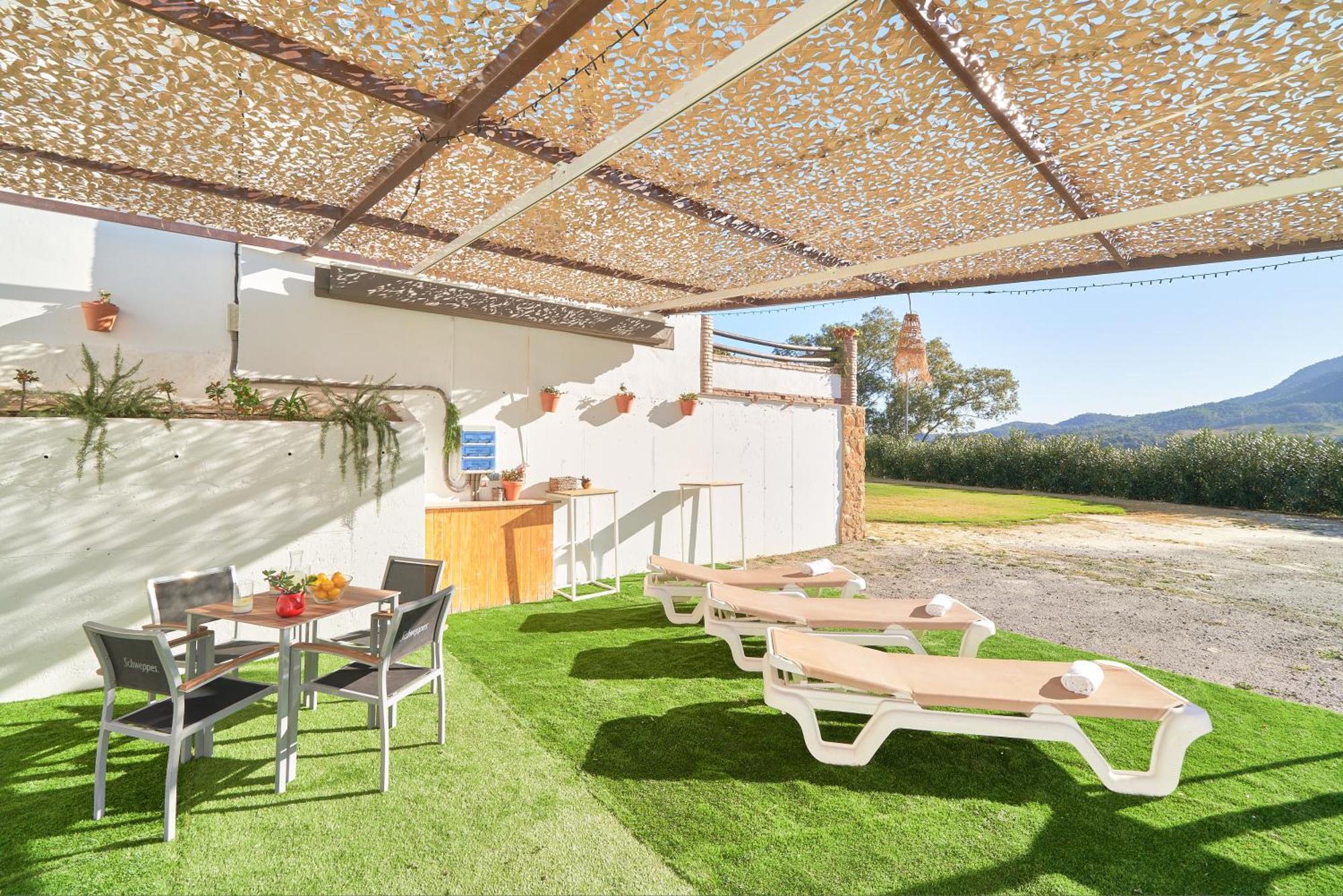Finca Alcaparain Con Piscina En Caminito Del Rey-Carratraca Exteriör bild