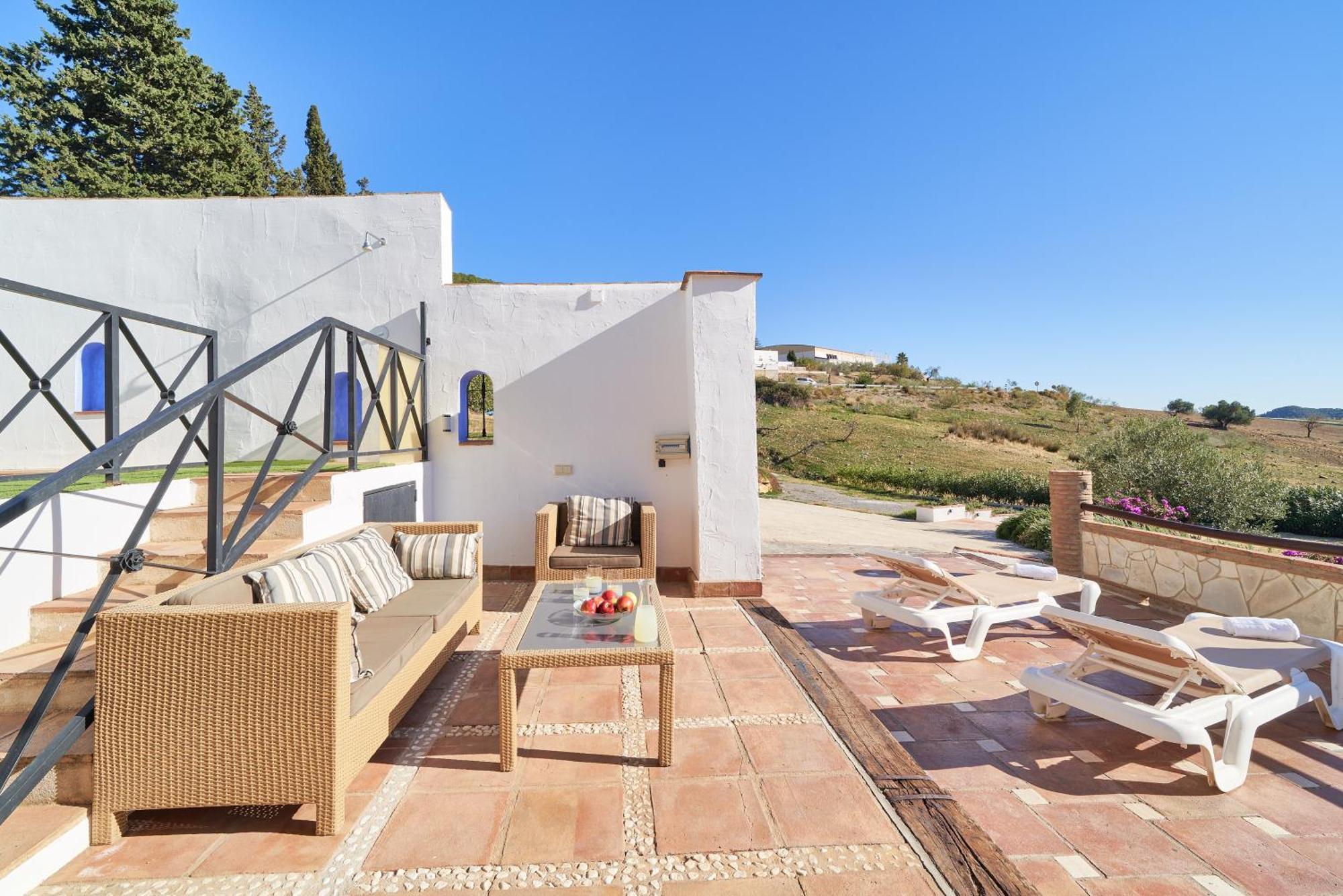 Finca Alcaparain Con Piscina En Caminito Del Rey-Carratraca Exteriör bild